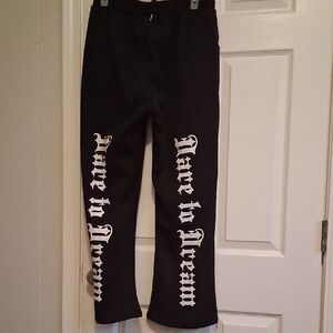 Black Kids Bottoms with White Print
